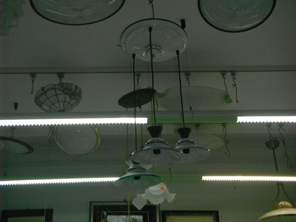 Sospensione 3 Luci Blu Ceramiche