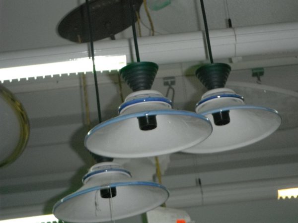 Sospensione 3 Luci Blu Ceramiche - immagine 6