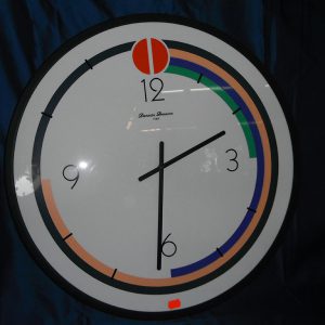Orologio tela tondo gra