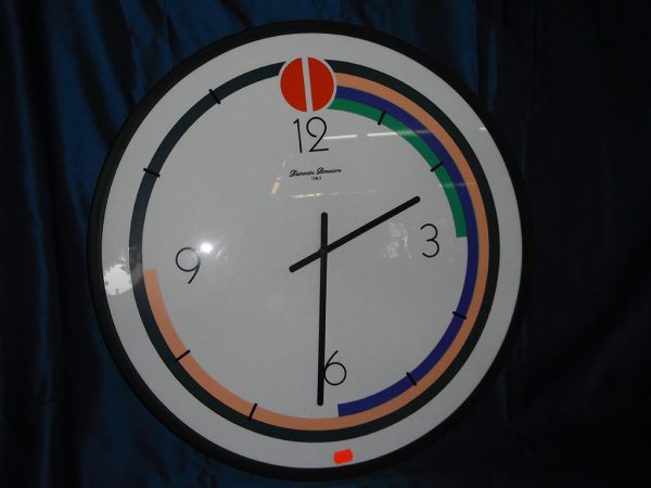 Orologio tela tondo gra