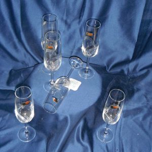 Set Bicchieri Cristallo Bohemia Flute