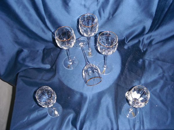Set Bicchiri Liquore Filo Oro - immagine 8